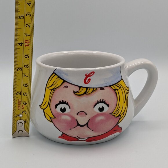 Campbell's Soup Mug Bowl 1998 Blonde Girl Face, Vintage - Picture 7 of 10